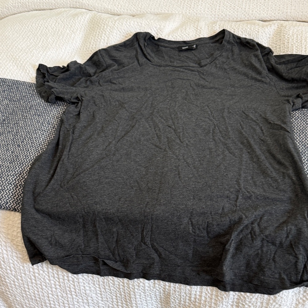 Vince Charcoal Heather Tee